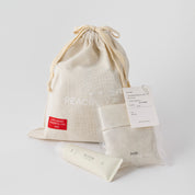 PEACE禮物袋組合－亞麻香氛袋&護手霜50g